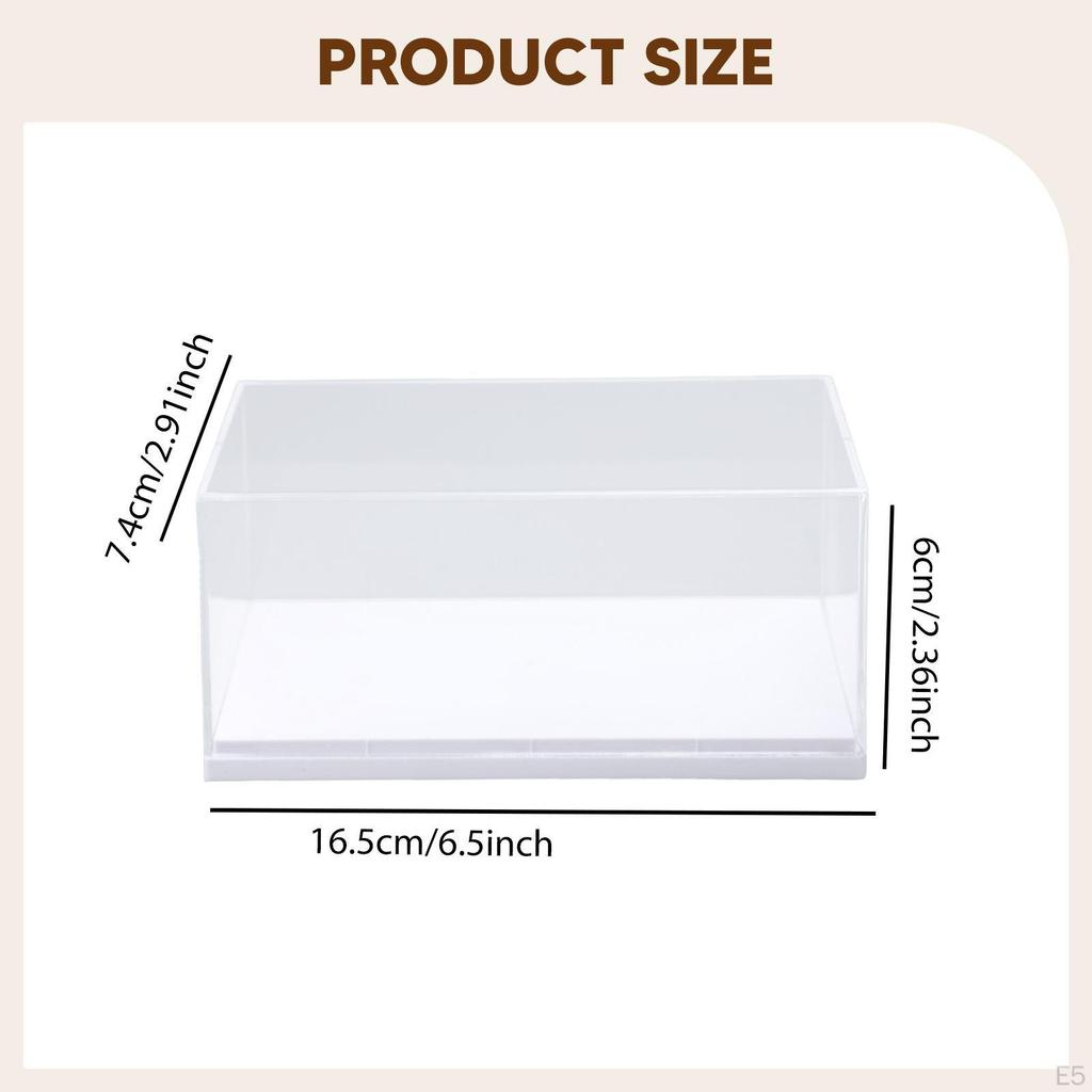 Acrylic Display Case Stand Toy Car Storage Organizer for 1:43 Scale