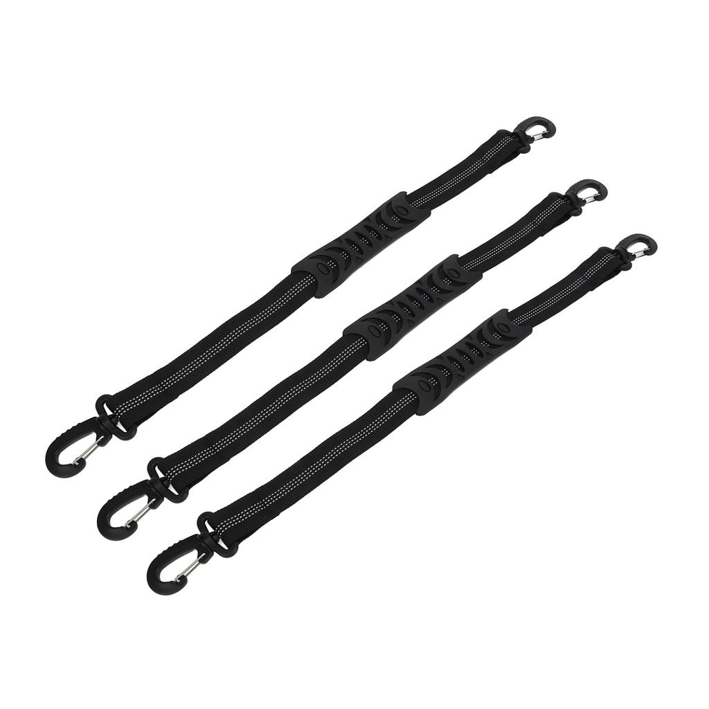 3 Pcs Roller Skate Leash Nylon Ski Boots Carrier Strap Snowboard Boot Carrier Strap for Carrying Skate Shoes Black