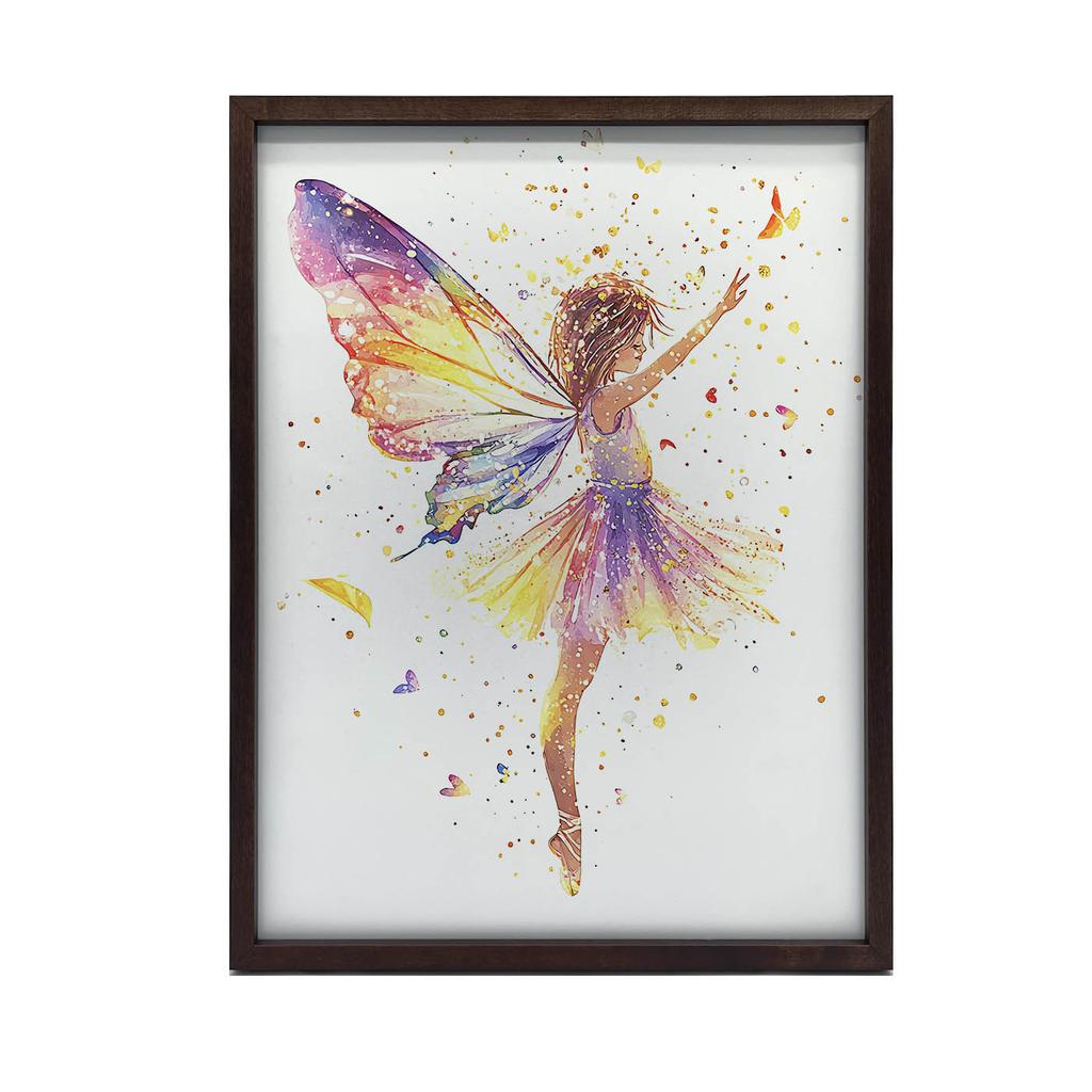 Plakat Taniec Wróżki Plakat Taniec Wróżki, 50X70 Cm, Rama Drewniana Jasny Dąb, Papier Matowy 230 Gsm