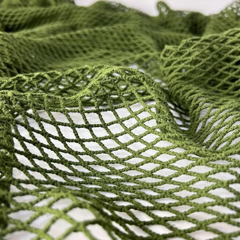 50X150Cm Breathable Lightweight Cotton Linen Rough Large Hole Gauze Easy To Sew for Diy Sewing Creative Clothing Material