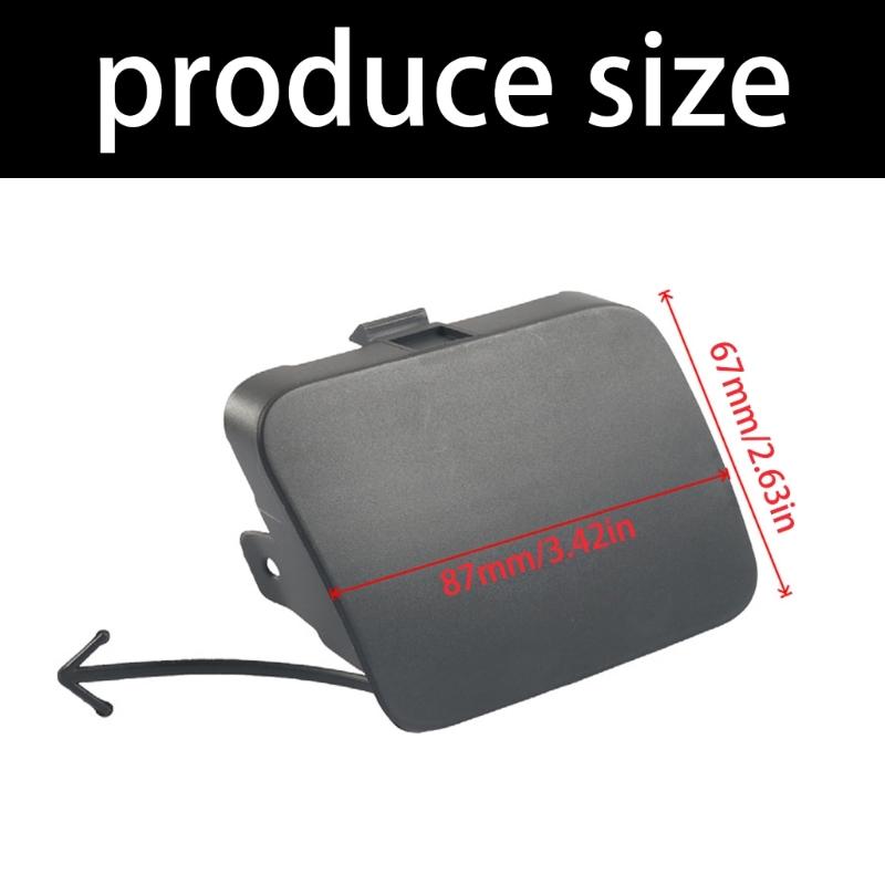 Pair ABS Front Bumper Caps Tow Hook Cover Replacement Automotive Tow Hook Cover 53285-4293 53285-42930 for Vehicle