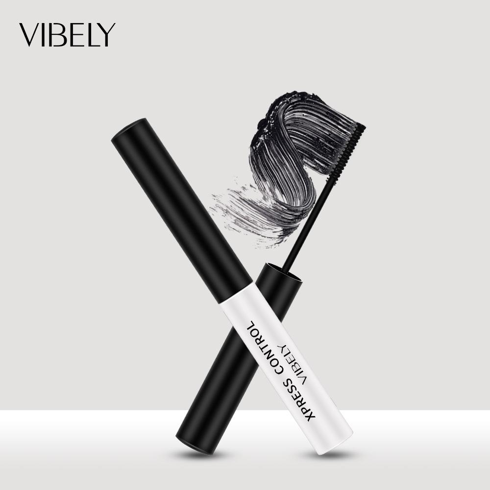

VIBELY Black and White Tube Очень тонкая головка, стойкая тушь, плотная и тонкая 1pcs