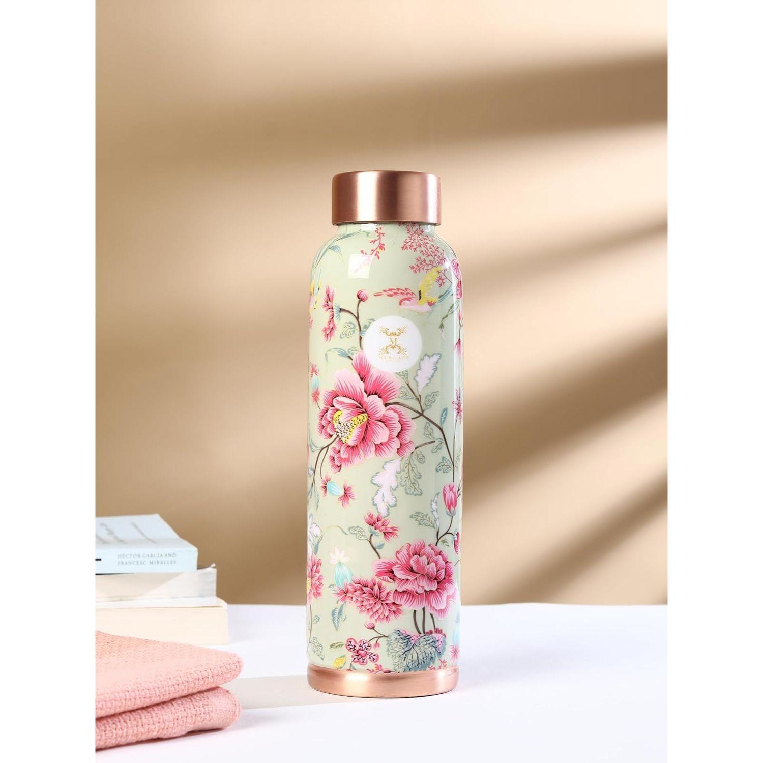 

Медная бутылка для воды бесшовная с технологией защиты от протечек - Медная бутылка для дома, офиса, йоги и путешествий, 1 литр