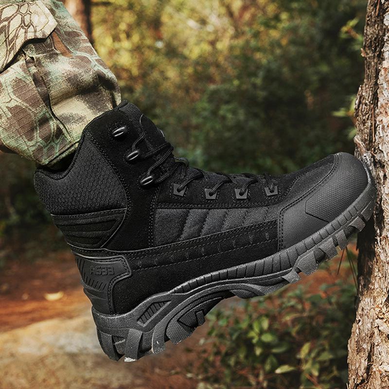 Outdoor Mountaineering Camping Battlefield Military Boots Large Size Special Forces Trekking Expedition Rescue Combat Boots Desert Boots
