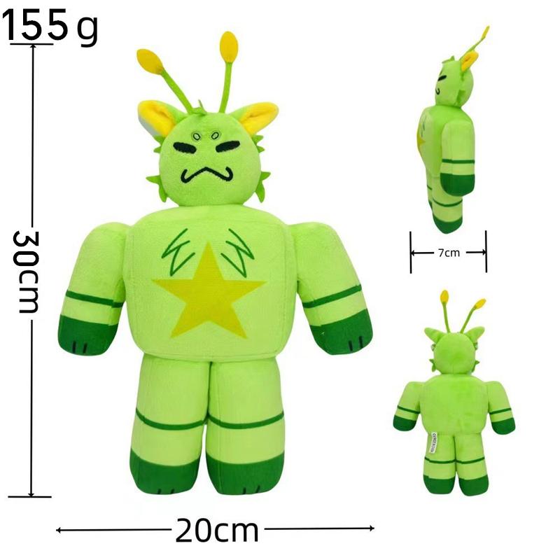 non-toxic New Game Peripherals Regretevator Gnarpy Green Cat Plush Toy White Cat Robot Doll Children's Birthday Gift