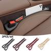 2 Pièces Bande d'Obturation d'Espace de Siège de Voiture avec Rainure Accessoires Auto Pour Eclipse Lancer Outlander Pajero ASX Colt I200 Triton Ex