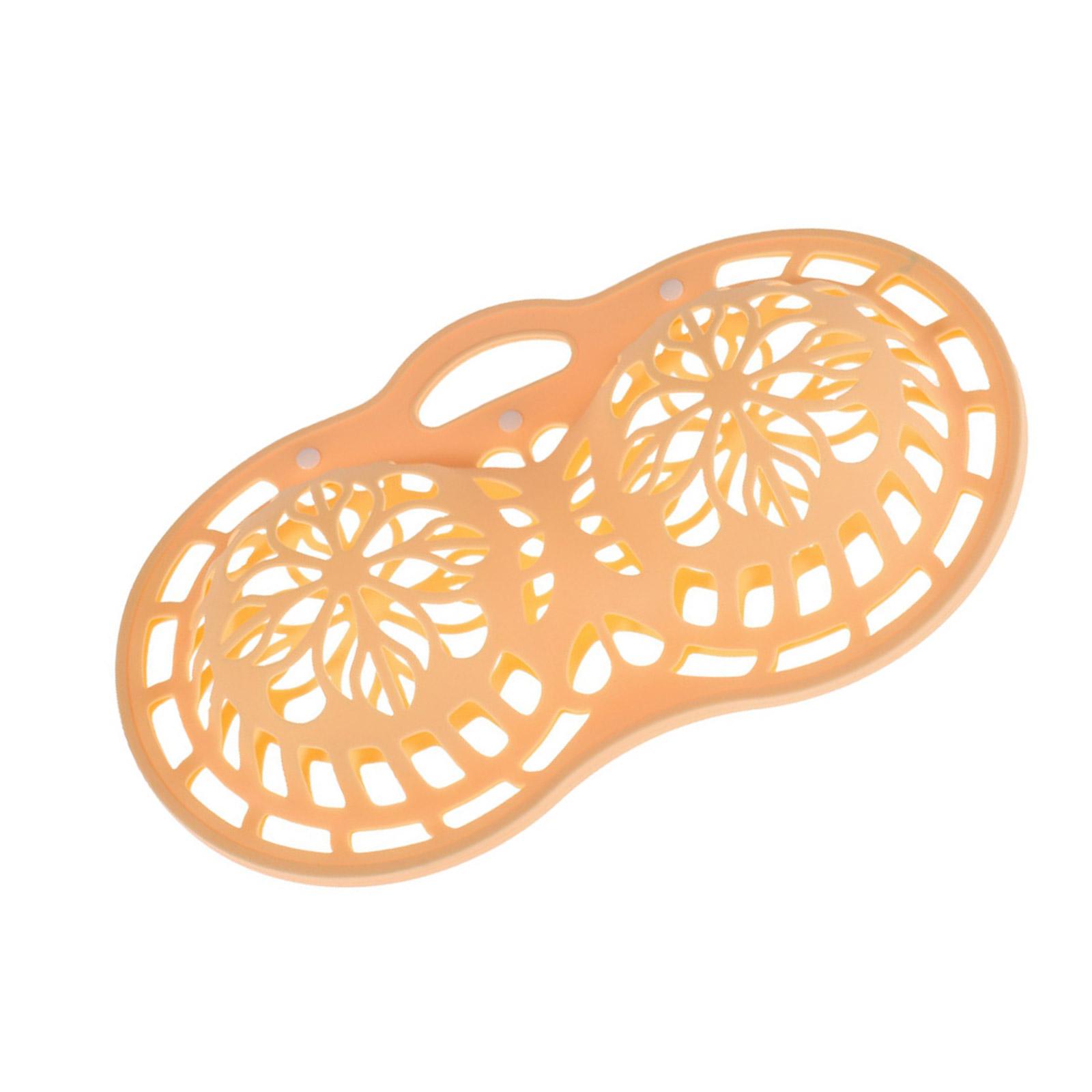 

Мешок для стирки бюстгальтеров Усиленная сетка Защита для деликатного белья Спортивные бюстгальтеры Машинная стирка Прочный силикон бежевый