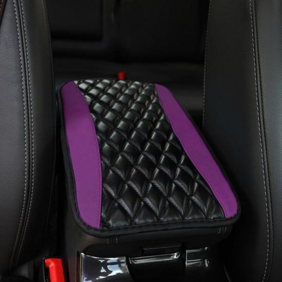 Car Armrest Pad Cover Leather Center Console Storage Box Cushion Mat Protector
