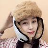 Winter Cold Protection Winters Earflap Military Chestnut Hat Light Gray Hat