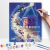 Disney DIY Oil Painting Art Painting Kit Fantasy Characters Home Wall Decor Handmade Gift for Adults Living Room Bedroom Wall Art Decor