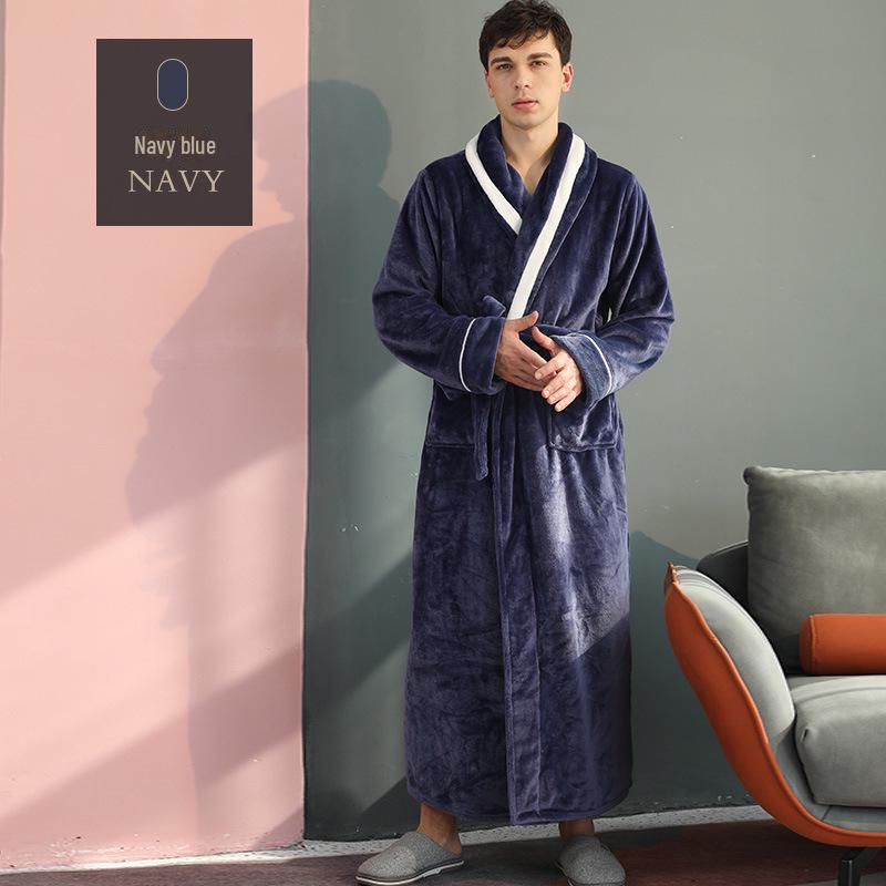 Plus Size Flannel One-Piece Pajamas for Men and Women