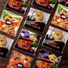 100Pcs Pumpkin Halloween Candy Bag Happy Halloween Party Decorations Kid Gift Trick Or Treat Candy Cookie Spider Ghost Bag