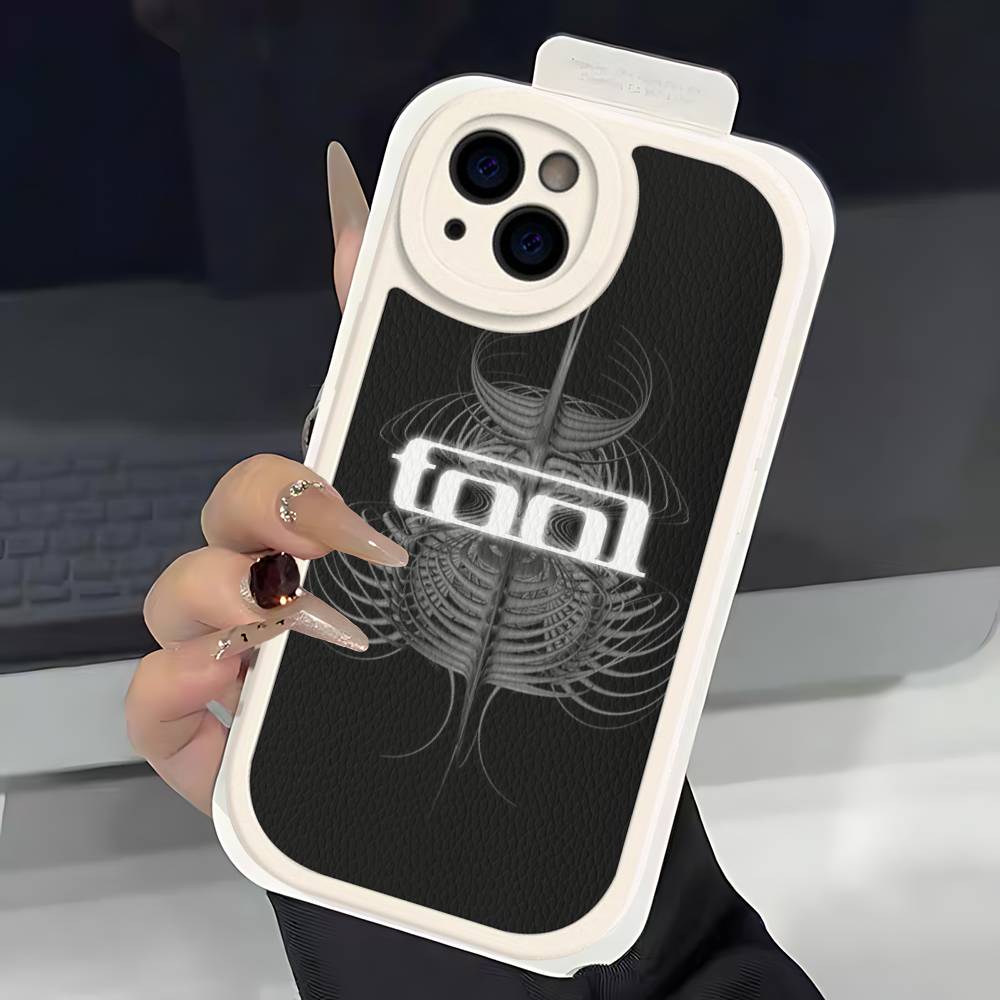 

T-TOOL Band Phone Case For IPhone 16 15 14 13 12 11 Pro Max Plus 16E Soft Leather Cover 12 pro max