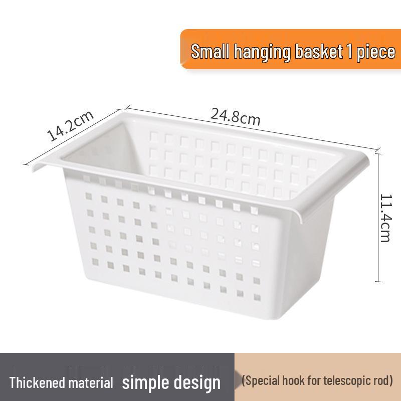 Japanese Under-Sink No-Drill Telescopic Storage Rack and Spice Organizer Basket