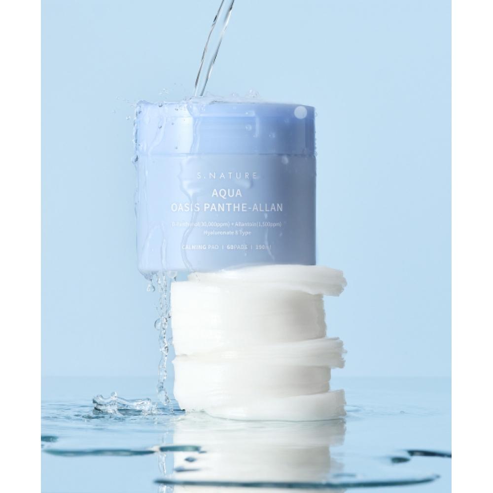 S.nature Aqua Oasis Panthealan Успокаивающий пэд 60 шт. NONE