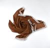 Muslim Chiffon Hijab Scarf for Women Lady Lace Trim Solid Square Head Wrap Shawl Female Jersey Hijabs Scarves Islamic Turban