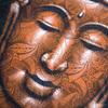 Buddha Painting, Copper Brocade 80x60cm