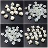 Imitation Pearl for Bracelet Necklace Making 10/20/30Pcs Rabbit Head Faceted Flower 7 Styles Petal Beads Fashion ABS DIY Jewelry Accessories Pendants