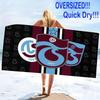 Trabzonspor Print Beach Towel, Large Soft Quick Dry Towel for Beach Camping Swimming