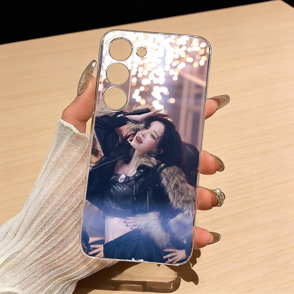W-Winter A-AespaS Phone Case For Samsung S25,S24,S21,S22,S23,S30,Ultra,S20,Plus,Fe,Lite Transparent Cover