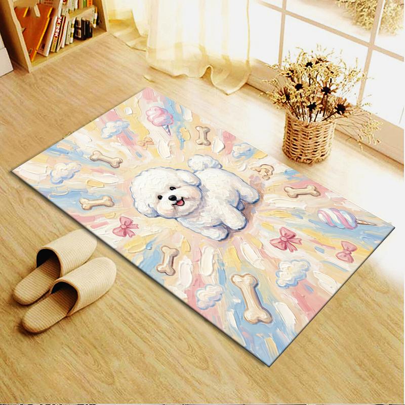 2025 New Cute Puppy Carpet Rug for Living Room Bedroom Home Sofa Decoration,Kids Play Non-slip Floor Mat