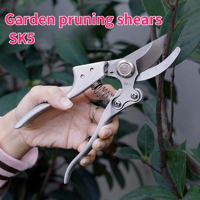 SK5 High Carbon Blades Branches Clippers Horticulture Pruning Shears Heavy Duty Shrub Garden Plant Tree Flower Trimming Tools