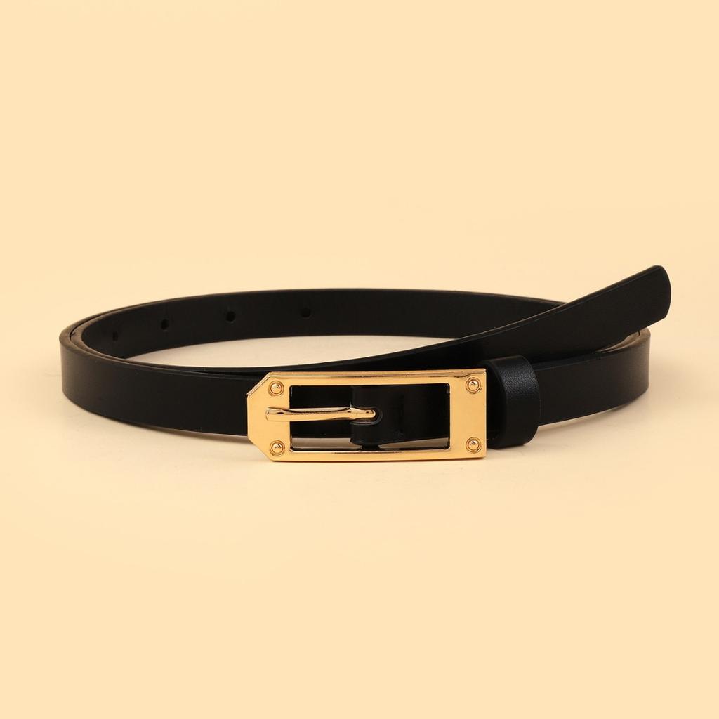Ladies Fine Belt Alloy Pin Buckle Dress Sweater Decorative Sun Buckle Belt