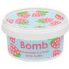 Bomb Cosmetics Strawberry & Cream Premium Body Butter 200ml - Luxurious Moisturizing for Silky Soft Skin