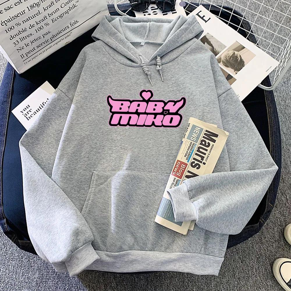 Young Miko BabyMiko Hoodies Roupas Femininas Streetwear Comfortable Winter Hooded Sweatshirts Women Clothing