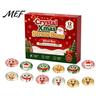 Christmas Surprise Gift Set Advent Calendar with Squeeze Toys, Cute Silicone Dumpling Figures, Countdown Stress Relief Sensory Fidget Toys for