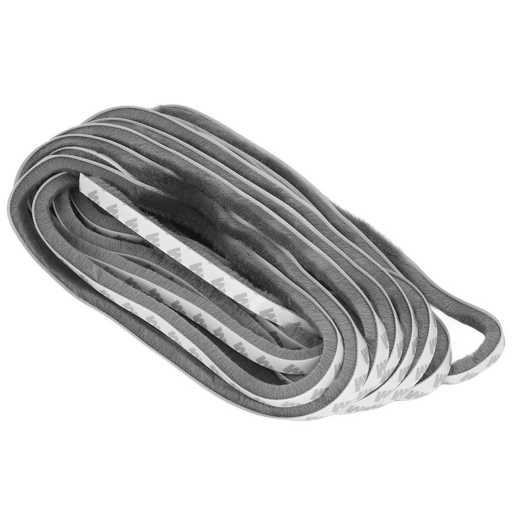 Self Adhesive Seal Strip Weatherstrip Window Doors Soundproofing Windproof Dustproof Gray 9x9mm