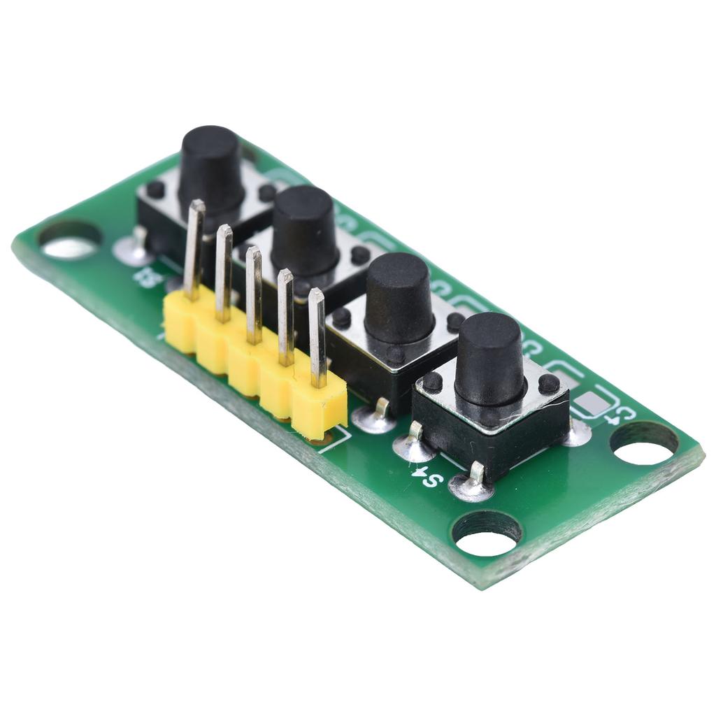 4-poliges Tastaturmodul, 4 unabhängige Tasten, Tastatur-Steuerschalter für elektronische Experimente