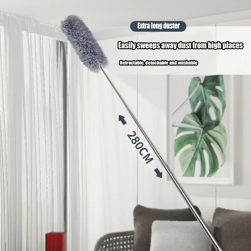 2.8 Meters Long A Multifunctional Retractable Long Handled Fiber Vacuum Cleaner Suitable For Household Cleaning And Dust Removal