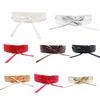 Fashion Women Faux Leather Wrap Around Tie Corset Cinch Waist Wide Dress Belt