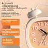 Ultra-quiet Lovely Table Desk Alarm Clock for Kids Children Boys Girls,Red/Yellow/White/Green/Pink