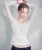 VIVACIOUS Brin See-Through Round Neck Tee_6 Colors