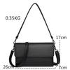 00% Genuine Leather Handbag Luxury Fashion Women Shoulder Messenger Bag Solid Color Cowhide Sac Fashion Female Crossbody Tote