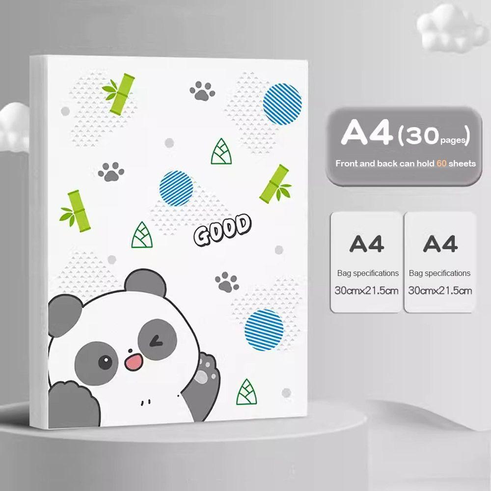 Plast Arkiv Bag Gjennomsiktig Bag Fil Oppbevaringspose Vanntett Arkiv Mappe Arkiv