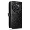 For Realme 12 4G/12+ 5G Case Dots Imprinted PU Leather Mobile Phone Cover with Viewing Stand