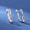 Korean Fashion 8-Figure Diamond Ear Cuffs: Elegant Japanese-Korean Style for Women & Girls