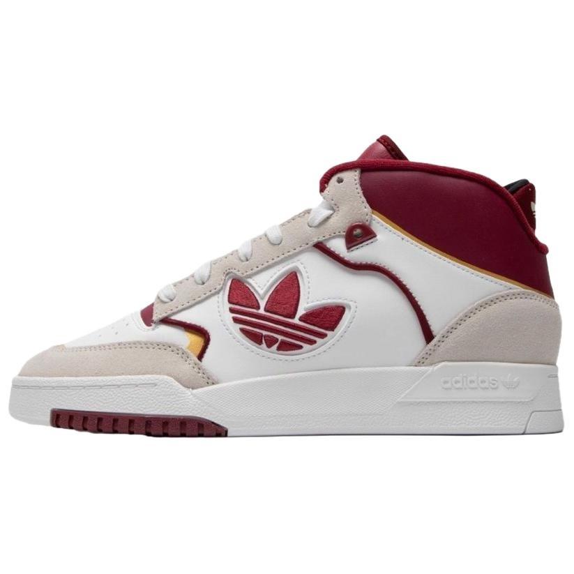 adidas Drop Step XL  White Burgundy  Men s IF4322