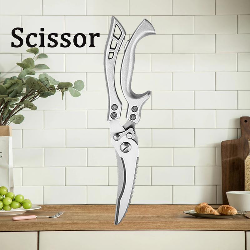 Stainless Steel Kitchen Knife Professional Boning Knife Meat Cleaver Butcher Fruit Knife Utility Cooking Slicing Knife Tool