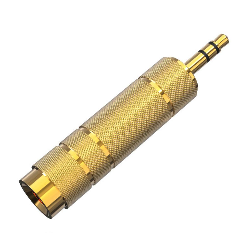 6.5mm To 3.5mm Headphone Jack Adapter 3.5mm To 6.5mm Audio Converter Enhances Sound Quality for Mixing Console Speaker