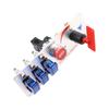12V Auto LED Racing Car Ignition Engine Start On/Off Push Toggle Switch Panel 5 In 1 Toggle Switches Convenient And Safe Durable Battery Switches5