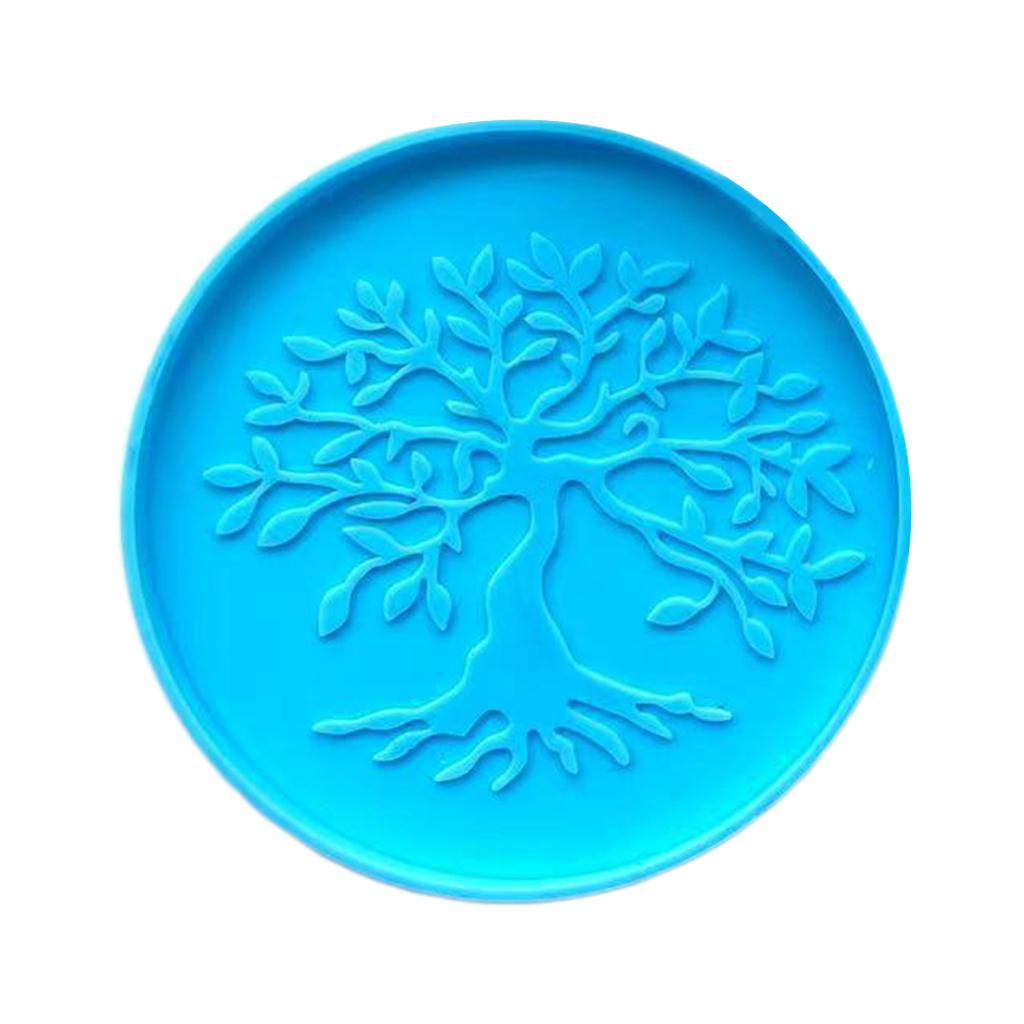 

Силиконовые формы для подставок под стаканы Эпоксидные формы для литья подставок под стаканы Смоляные художественные работы своими руками 1