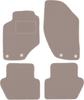 Beige Velour Floor Mats For: Volvo V70 I Station Wagon (1996-2000)