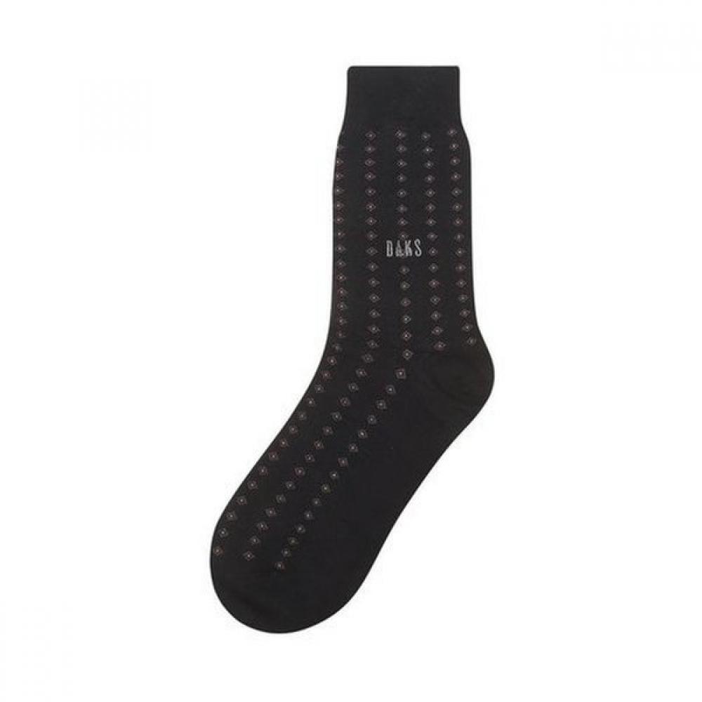 Daks Cotton Blend Mixed Pattern Long Socks Set 4 Pairs Dbss6e541bk