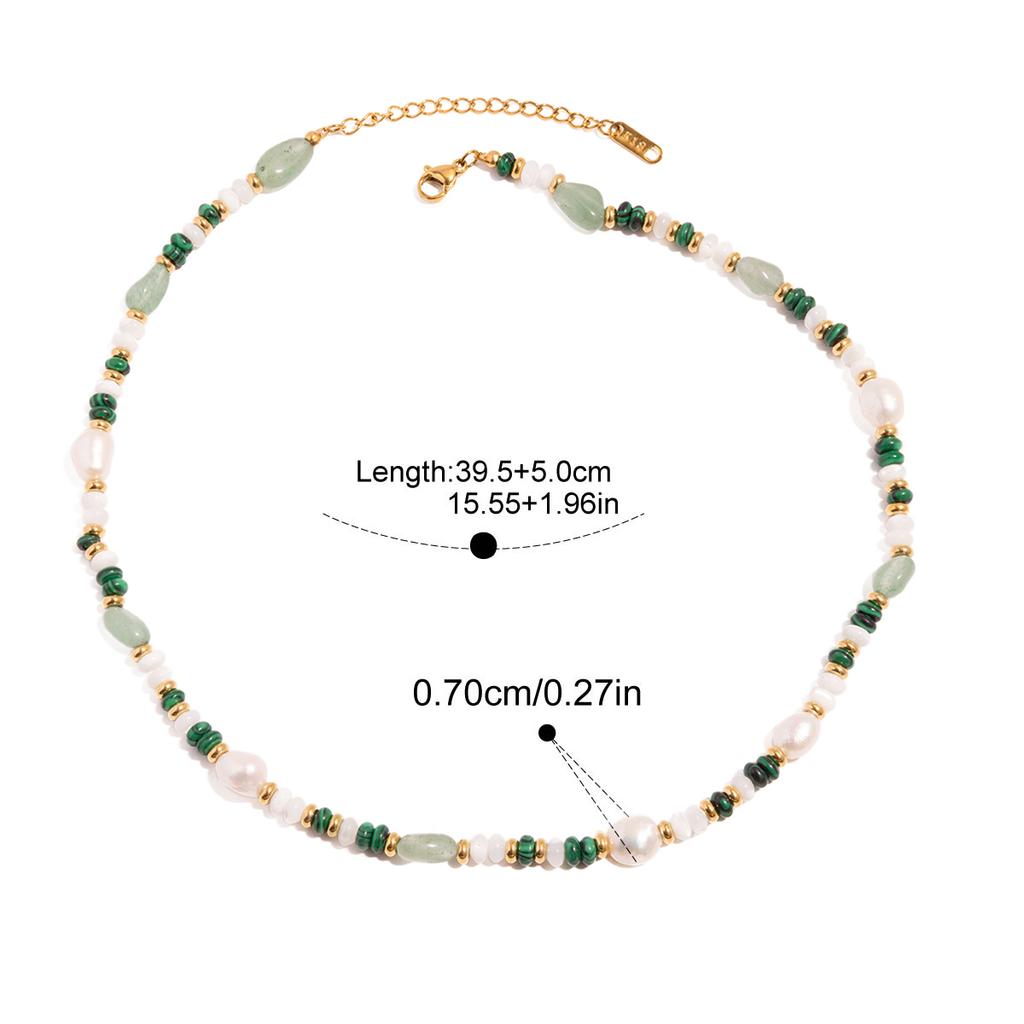 Yori Freshwater Pearl Beaded Bohemian Necklace Luxury High-Grade Fashion Shiny Jewelry Gift for Women 2025 NEW