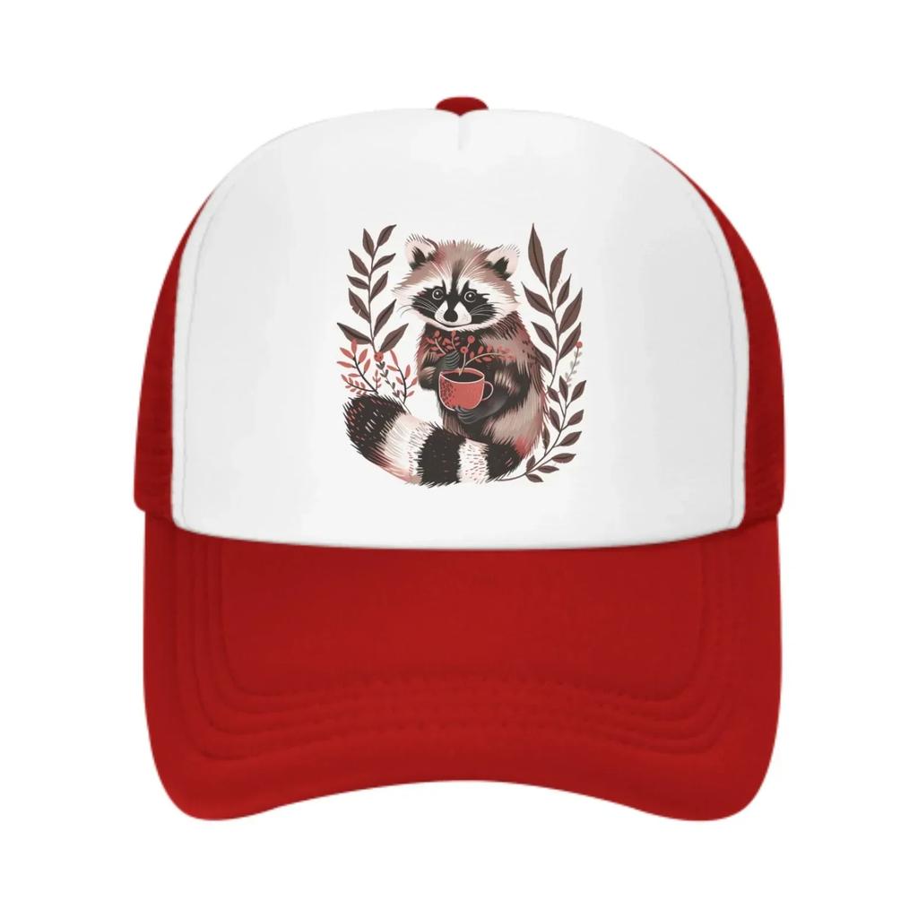 Raccoon New Summer Leisure Sports Daily Sun Hat Fishing Outdoor Activity Unisex Canvas Fashion Duck Tongue Cap