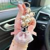 Stylish Dress Keychain With Pearl Grape Pendant Perfect For Occasions Various
